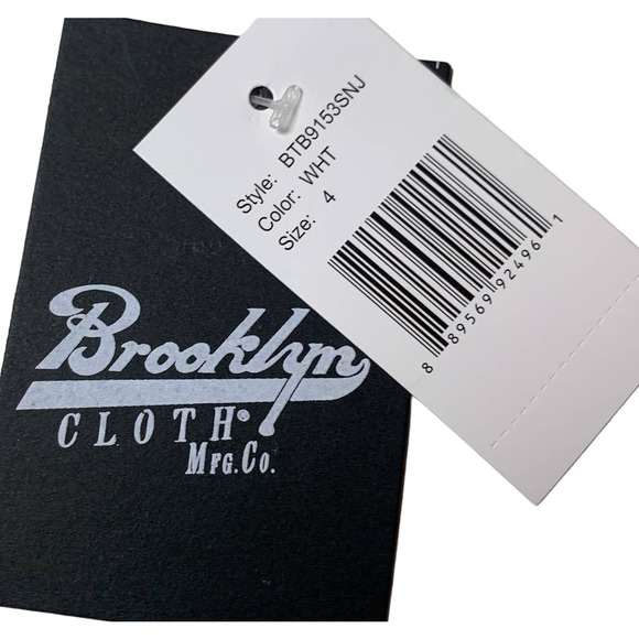 Brooklyn Cloth t-shirt boys sz 4 white supreme type Vibes stylish - Picture 4 of 4